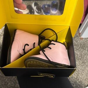 Dr. Martens Light Pink Kids Boots